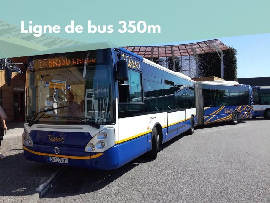 2 Chambres - Proche Gare Sncf Avec Parking Toulouse Eksteriør bilde